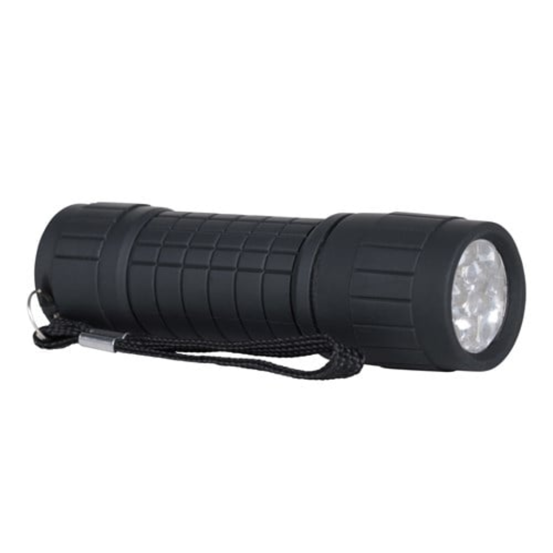 Wholesale 9 LED Mini Rubber Torch Flashlight Supplier in UAE